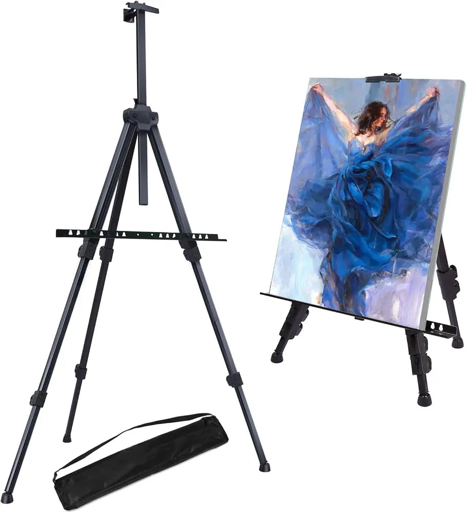 Metal drawing easel