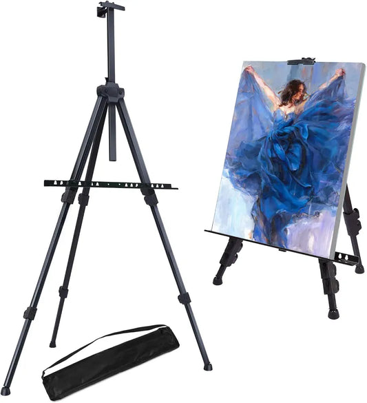Metal drawing easel