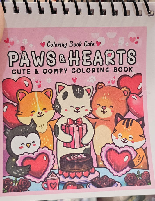 كتاب تلوين paws