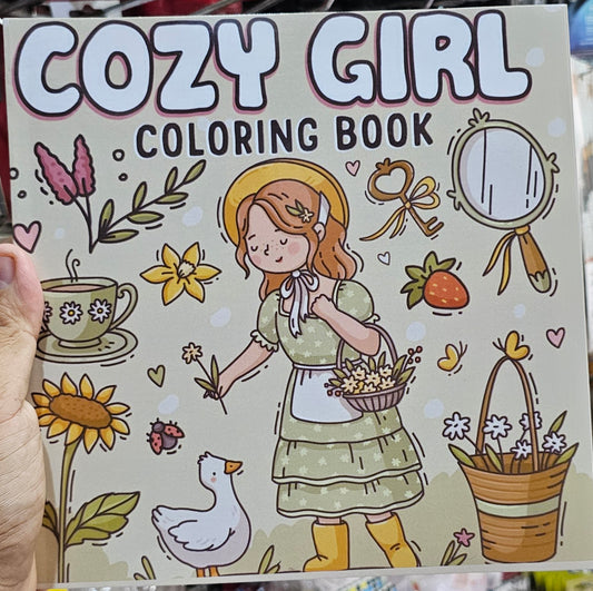 كتاب تلوين Cozy Girl